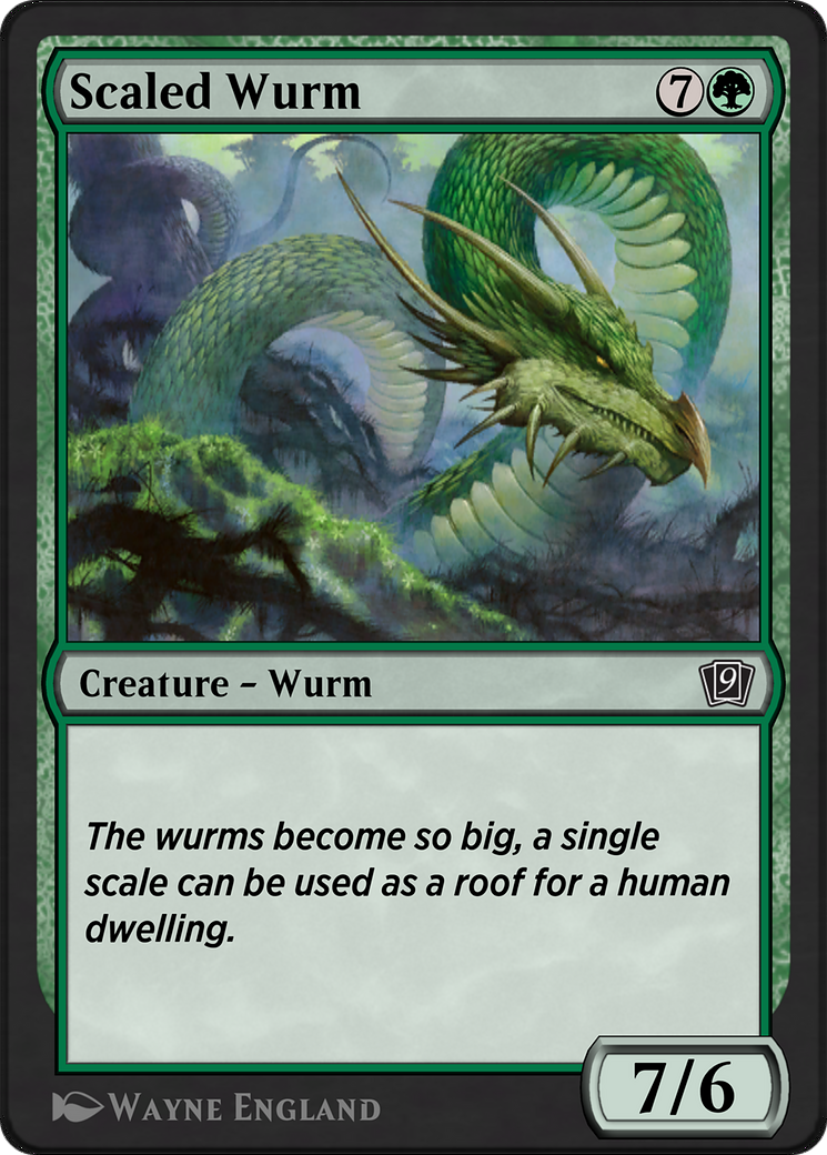 Scaled Wurm card image