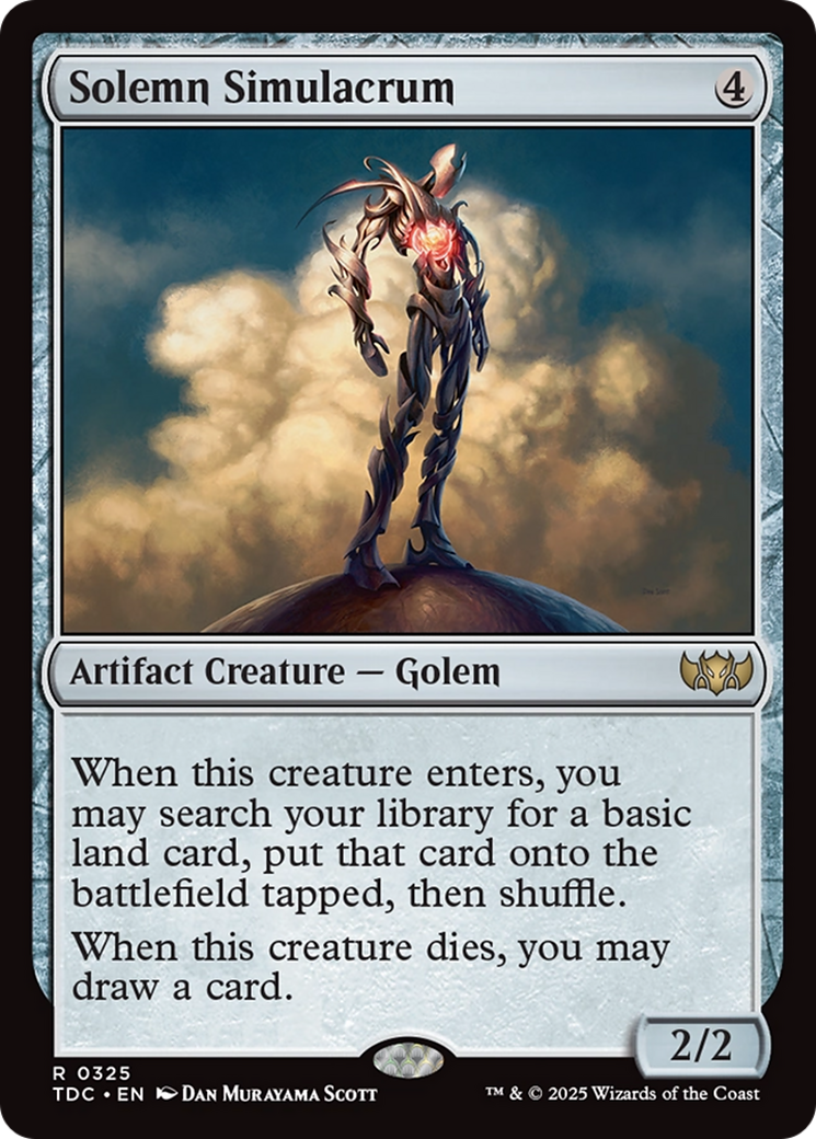Solemn Simulacrum card image