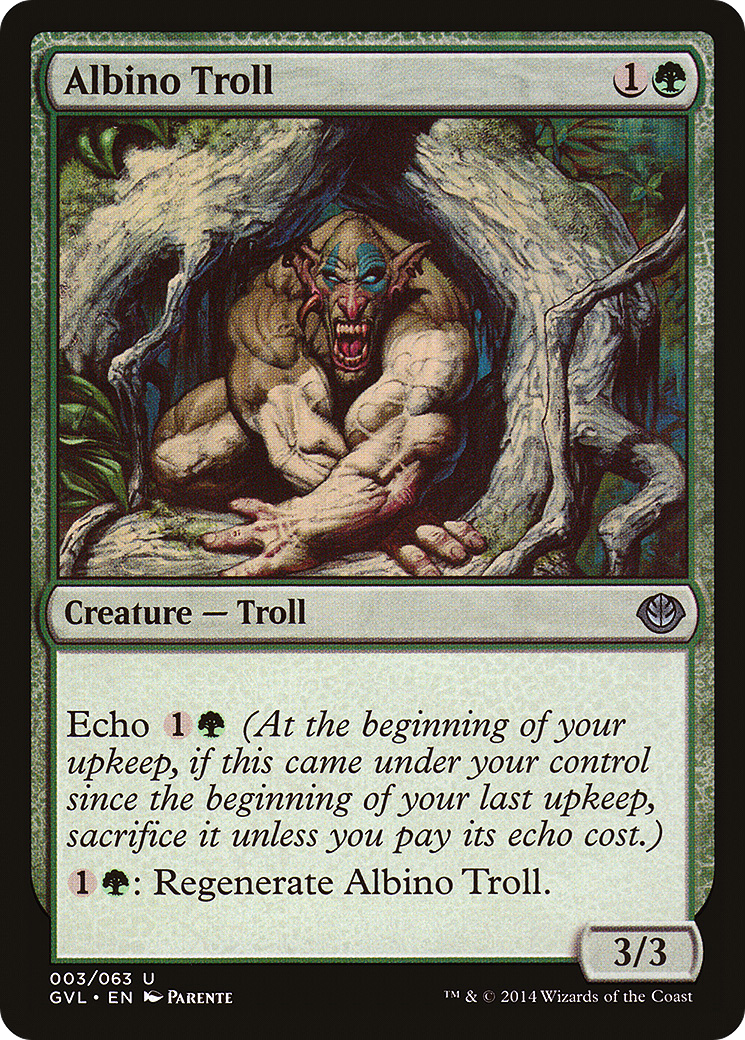 Albino Troll card image