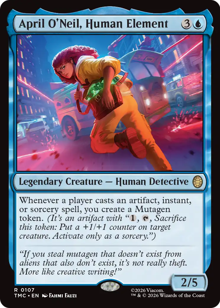 April O'Neil, Human Element card image