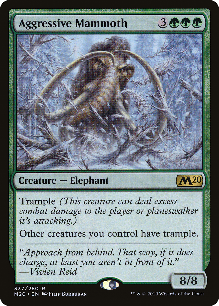 Aggressive Mammoth card image