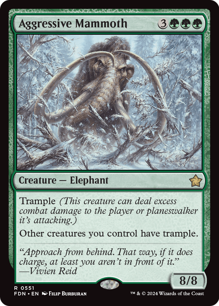 Aggressive Mammoth card image