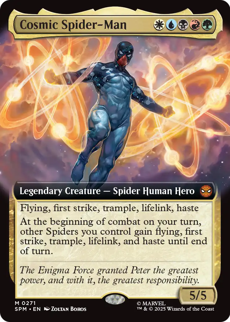 Cosmic Spider-Man card image