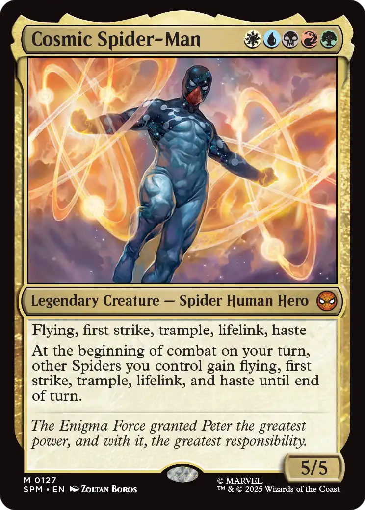 Cosmic Spider-Man card image